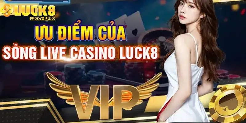 Lý do nên lựa chọn tham gia live casino Luck8